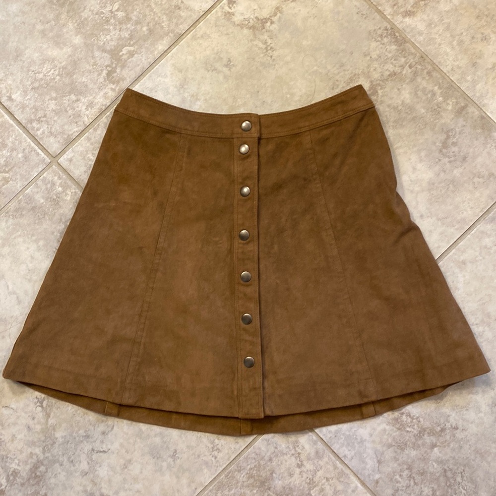 Abercrombie & Fitch faux suede skirt - Picture 3 of 4